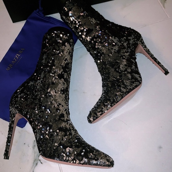 Aquazzura sequin sock booties - Picture 11 of 11